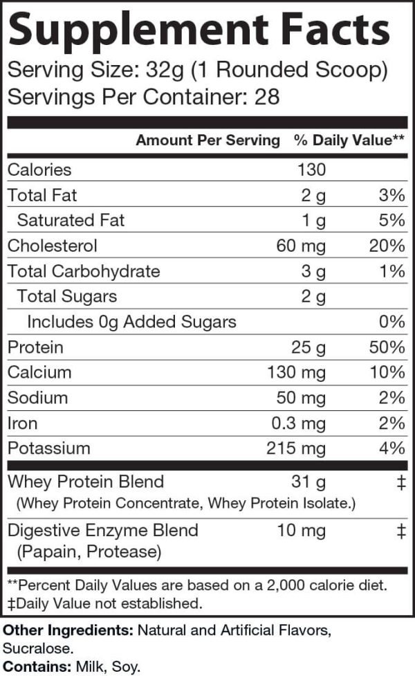 2lb Whey Cinnamon Swirl – 28 servings - Image 2