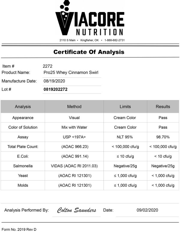 2lb Whey Cinnamon Swirl – 28 servings - Image 3