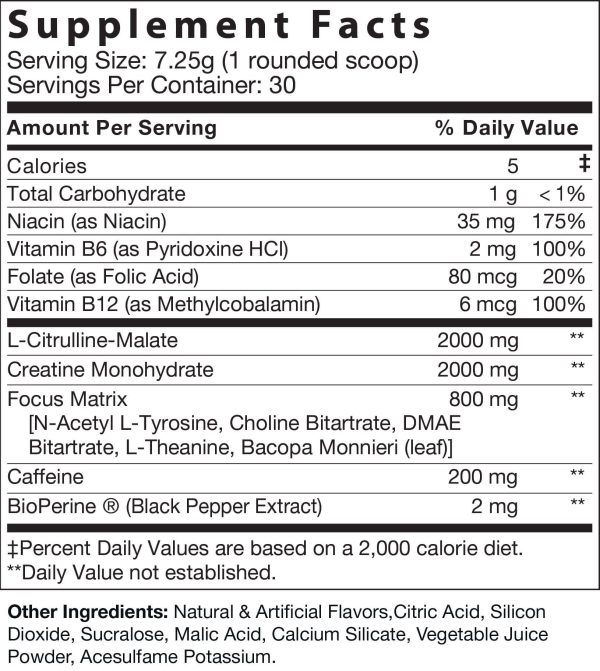 Nitric Shock Pre-Workout (Fruit Punch) - Image 2